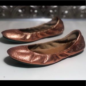 Copper Glitter Sz 7 Custom Tieks